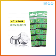 Pin LR621 (AG1) loại vỉ (1 viên)