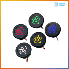 Đồng hồ đo điện áp DC, vôn kế điện tử 4-100v DC