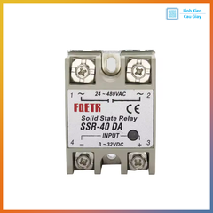Relay Bán Dẫn Fotek Solid SSR 40/50/60/100 DA,DA-H,VA-H,AA-H (Hàng Loại Tốt)
