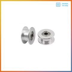 Puly căng đai GT2 loại trơn (Phi 20 răng) Rộng 10mm Trục 5mm