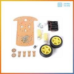 Combo khung xe robot mini V2 (2WD)