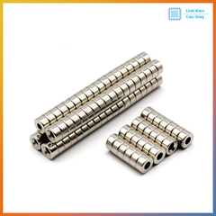 Nam châm tròn có lỗ đất hiếm nhiều kích thước