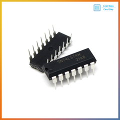 IC SN74LS47N Chân Cắm DIP-16 – IC Giải Mã BCD Sang LED 7 Đoạn Anode Chung
