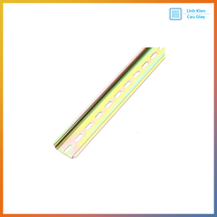 Thanh ray cài thiết bị tủ điện 1 mét (Sắt 0.7mm)