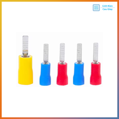 Đầu cos dây điện pin DBV Màu đỏ (10 chiếc)