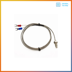 Dây Cảm Biến Nhiệt Độ Loại K 500°C – Dài 1.5m, Đầu Dò Inox, Tương Thích MAX6675/MAX31855/Arduino/ESP32