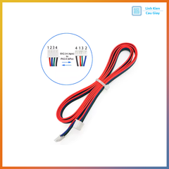 Dây nối động cơ bước Step 6 PIN XH2.54 to 4 Pin XH2.54  (Dài 1m)