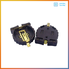 Đế gắn pin nút CR1220 SMD chân vàng