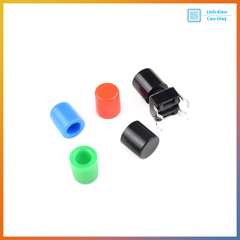 Vỏ nút nhấn 4 chân 6X6 A56 Màu Đỏ