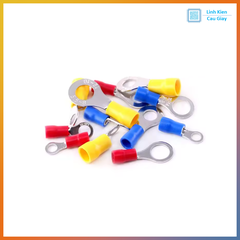 Đầu Cos khuyên tròn RV1.25 Màu Đỏ (10 chiếc)