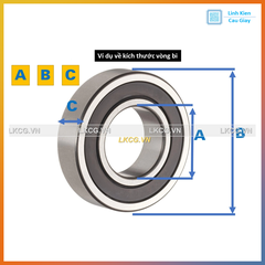 Vòng bi, ổ bi các loại 60002RS