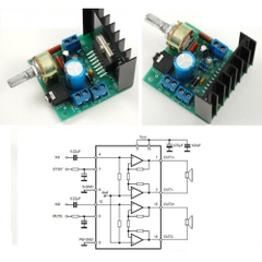 TDA7297 BOARD (2 kênh x 15W)