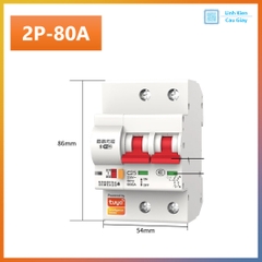 Aptomat cầu dao WIFI thông minh TUYA 40A, 63A, 80A