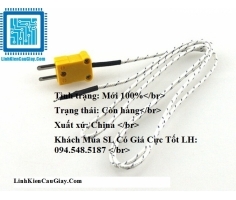 Dây đo nhiệt độ Type K TP-01 dây 1m