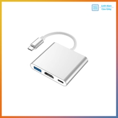 Đầu chuyển đổi Type-C to HDMI, USB 3.0, Type-C đa năng