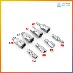 Đầu nối hơi nhanh SH+PH, SM+PM, SP+PP, SF+PF