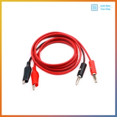 Dây nguồn kẹp cá sấu ra jack bắp chuối