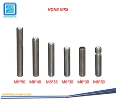 HỌNG DẪN NHỰA MK8 REN M6 CÁC LOẠI