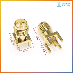 Jack SMA cái thẳng gắn PCB