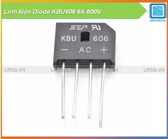 Linh kiện Diode KBU606 6A 600V