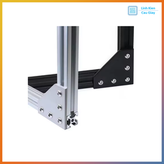 Ke góc vuông 90 độ L nhôm 3030 đen