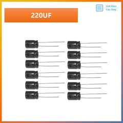 Linh kiện Tụ Hóa 220UF 10V / 16V / 25V / 35V / 50V (SL 10c)