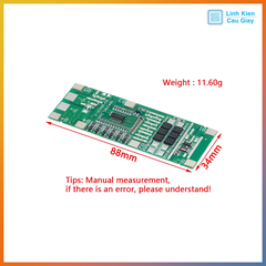 Mạch sạc và bảo vệ pin 6 Cell 20A lithium 18650
