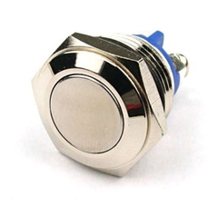 Nút nhấn kim loại 19mm nhấn đề
