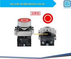 Nút nhấn đề XB2-BA4322 màu đỏ