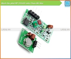 Mạch thu phát RF 315/433 mhz Chưa Mã Hóa