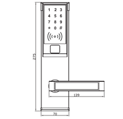 Khóa Mật Mã  VN-8036M VNLOCK