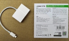 Cáp Chuyển USB-C Sang HDMI và VGA Ugreen 30843