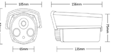 Camera Ip trụ hồng ngoại 4MP AVone AV-IPC4005M-R2A
