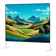 MÀN CHIẾU KHUNG TRƯỚC SAU DALITE 250 INCH FR250, TỶ LỆ 4:3