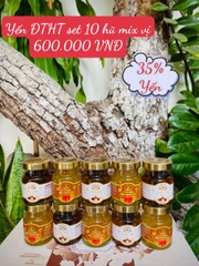 SET 10 HŨ YẾN CHƯNG ĐÔNG TRÙNG HẠ THẢO VÀ TỨ VỊ 70ML