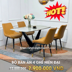 Tổng Hợp 15 Bộ Bàn Ghế Ăn, Sang trọng chỉ từ 3 triệu Sale tháng 8 tại Khang Gia