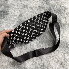 Túi bao tử MLB NY MONOGRAM WAIST BAG BLACK B438 HL1514