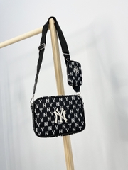 Túi đeo chéo MLB MONOGRAM JQD CROSSBODY BAG BLACK HL 1733