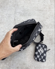 Túi đeo chéo MLB MONOGRAM JQD CROSSBODY BAG BLACK HL 1733