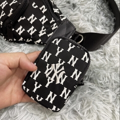 Túi bao tử MLB NY MONOGRAM WAIST BAG BLACK B438 HL1514