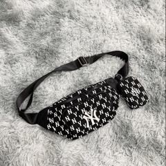 Túi bao tử MLB NY MONOGRAM WAIST BAG BLACK B438 HL1514
