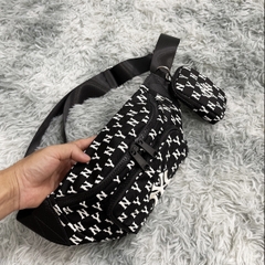 Túi bao tử MLB NY MONOGRAM WAIST BAG BLACK B438 HL1514