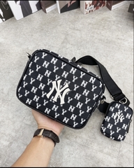 Túi đeo chéo MLB MONOGRAM JQD CROSSBODY BAG BLACK HL 1733
