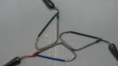 Thẻo móc nhái thật tóm sẵn bằng thép làm thủ công