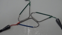 Thẻo móc nhái thật tóm sẵn bằng thép làm thủ công