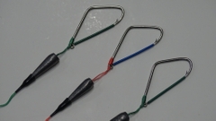 Thẻo móc nhái thật tóm sẵn bằng thép làm thủ công