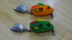 Mồi câu cá Nhái hơi Sharky Frog Thái Lan