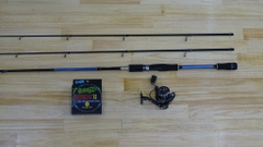 Combo 620k - Cần lure 2 ngọn,Máy Deukio DA 3000,Dây Toman X8