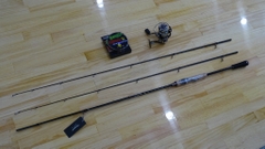 Combo 1150k - Máy Deukio ES 3000, Cần Hunter, Dây PE Toman