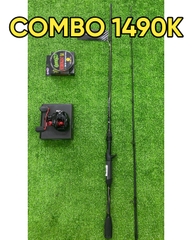 COMBO 1490K - Cần Abu Promax + Máy Noeby K7 - Dây PE Toman